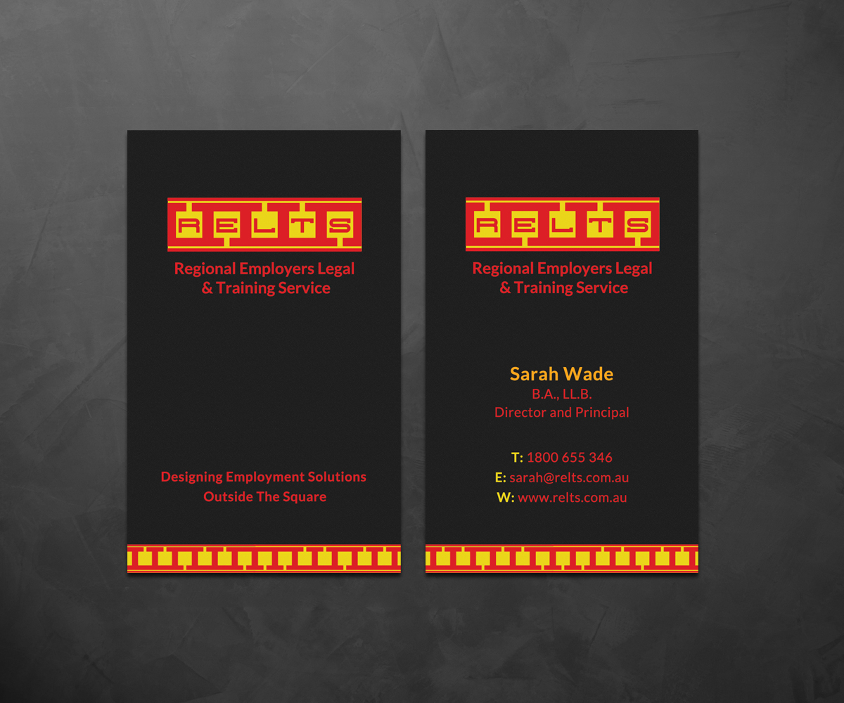 Business Card Design by Sarah Haroon for this project | Design #5635502