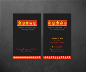 Legal and business training card design  | Business Card Design by Sarah Haroon