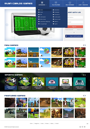 Web Design by pb for this project | Design: #5638151