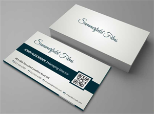 Business Card Design by AwsomeD for Summerfield Films | Design: #5653792