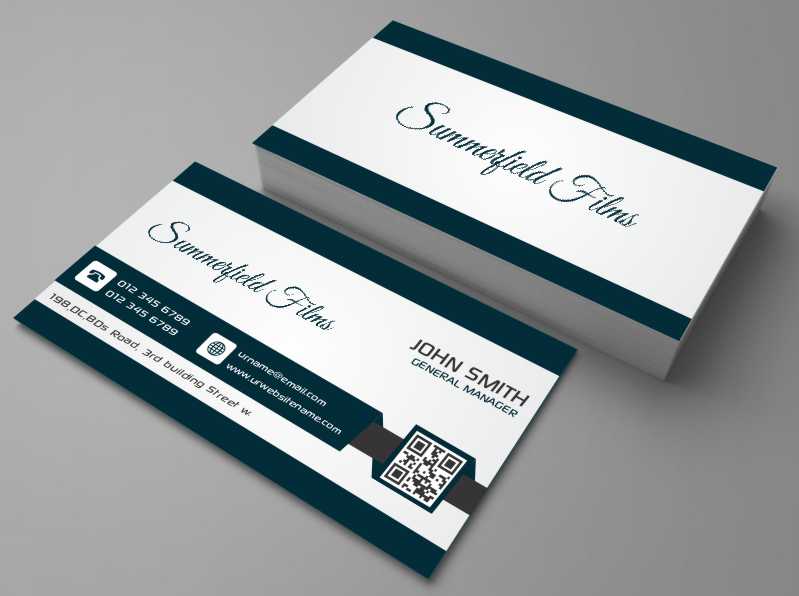Business Card Design by AwsomeD for Summerfield Films | Design #5653797
