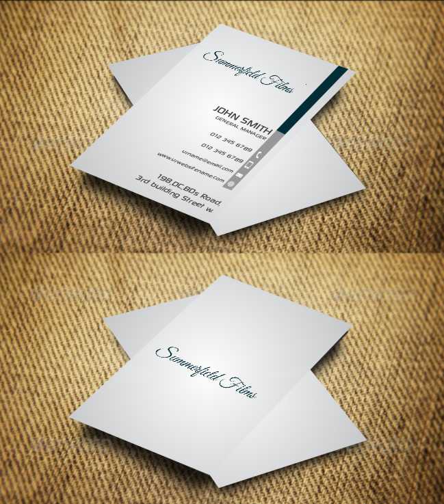 Business Card Design by AwsomeD for Summerfield Films | Design #5653799