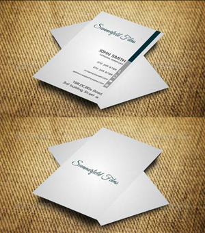 Business Card Design by AwsomeD for Summerfield Films | Design: #5653799