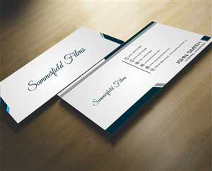 Business Card Design by AwsomeD for Summerfield Films | Design: #5653803