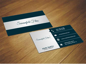 Business Card Design by AwsomeD for Summerfield Films | Design: #5653807