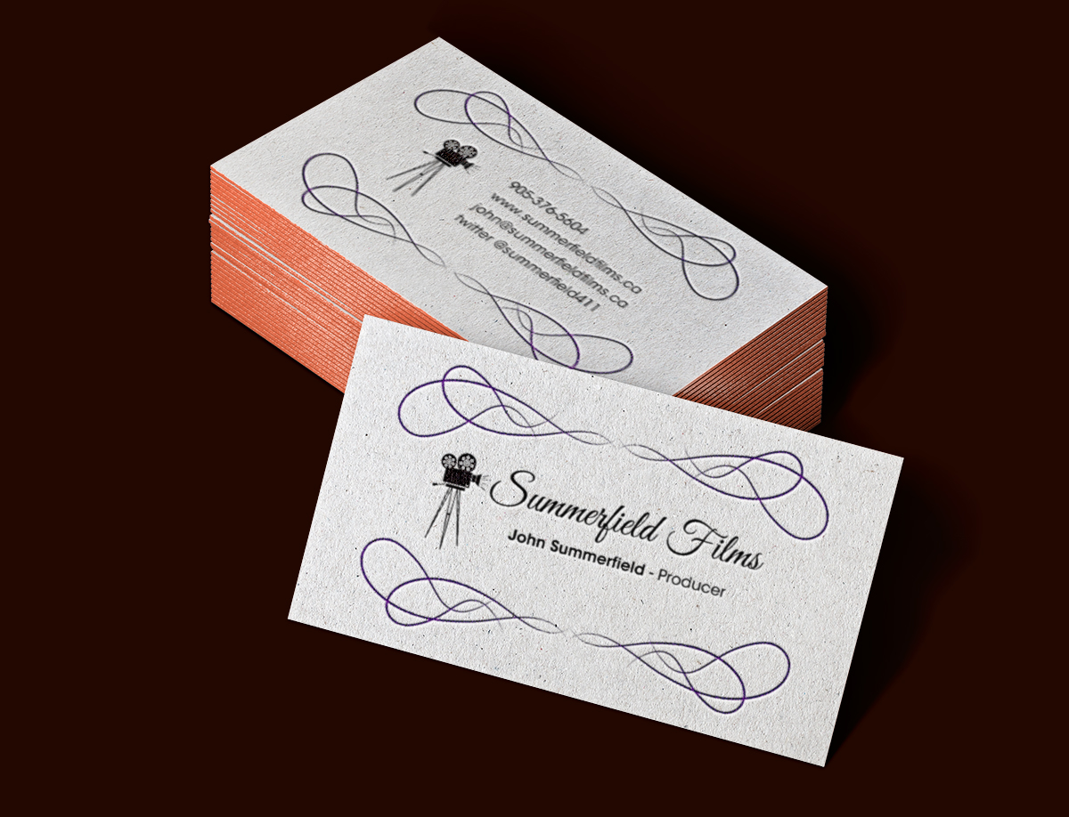 Visitenkarten-Design von shakar für Summerfield Films | Design #5703067