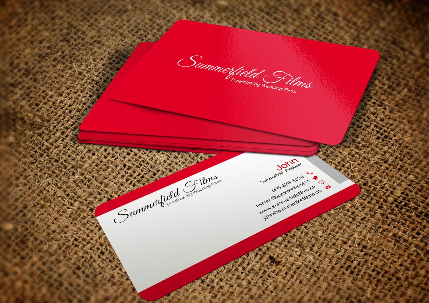 Business Card Design by Lanka Ama for Summerfield Films | Design #5641736