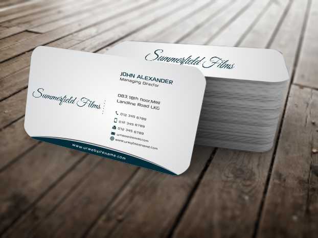 Business Card Design by szabist for Summerfield Films | Design #5684034