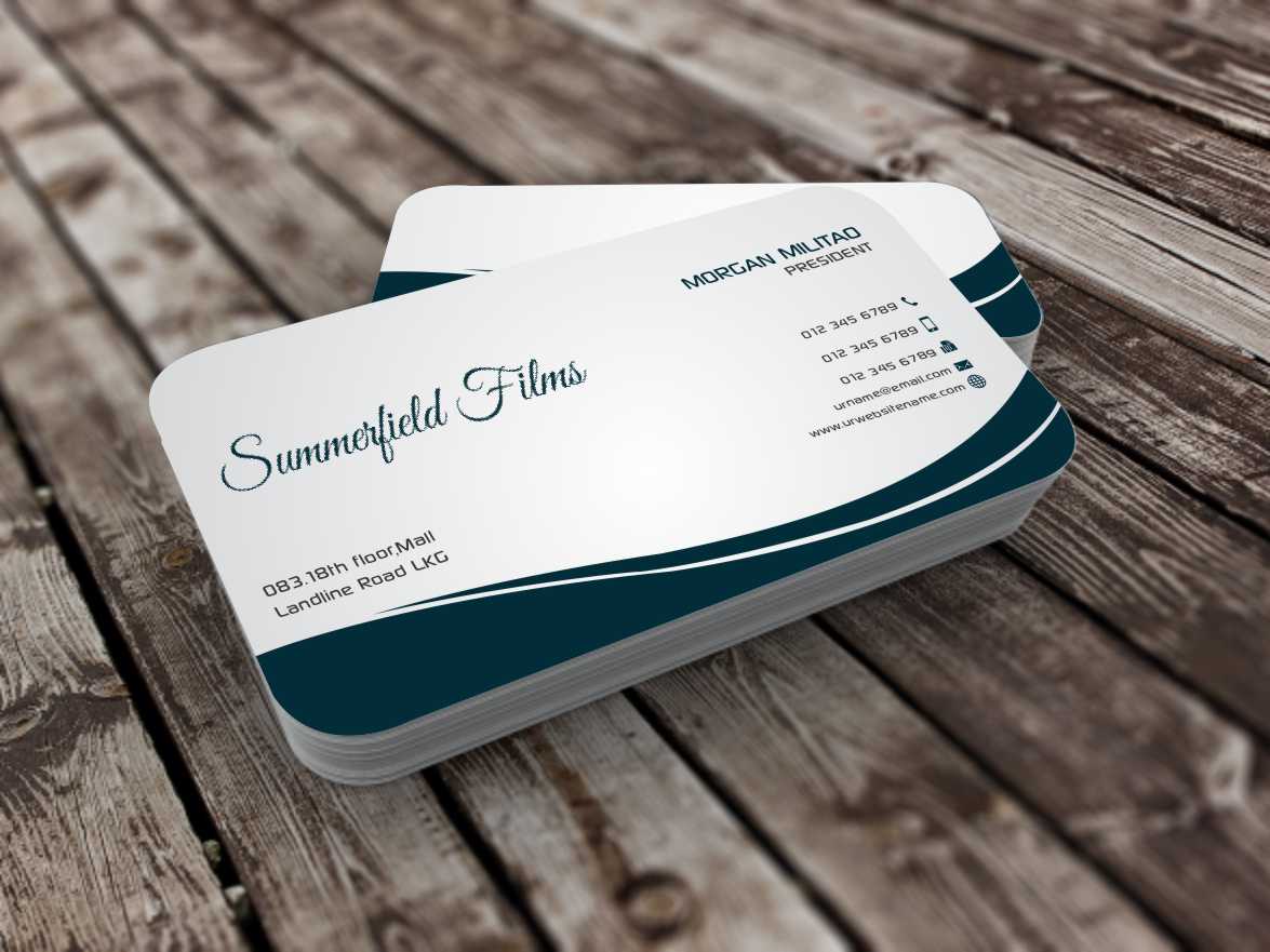 Business Card Design by szabist for Summerfield Films | Design #5684036