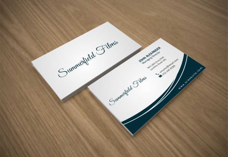 Business Card Design by szabist for Summerfield Films | Design #5684039