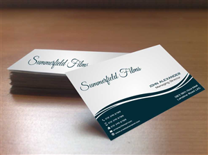 Business Card Design by szabist for Summerfield Films | Design: #5684040