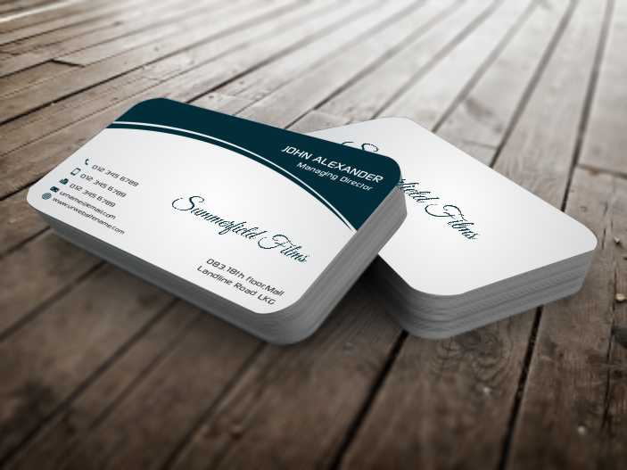 Business Card Design by szabist for Summerfield Films | Design #5684044