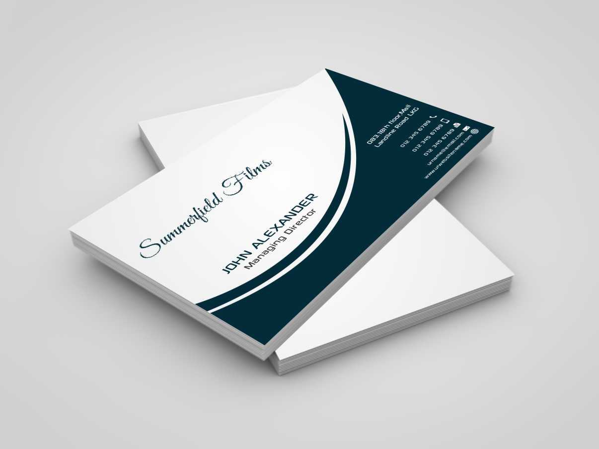 Business Card Design by szabist for Summerfield Films | Design #5684045