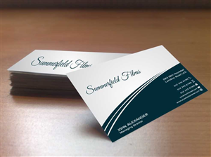 Business Card Design by szabist for Summerfield Films | Design: #5684046