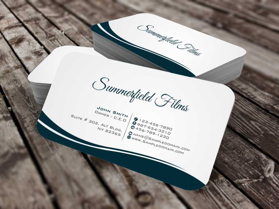 Business Card Design by szabist for Summerfield Films | Design #5684047