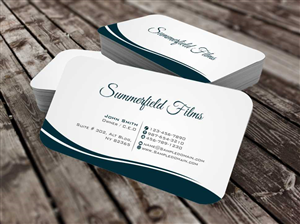 Business Card Design by szabist for Summerfield Films | Design: #5684047