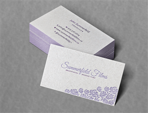 Diseño de Tarjeta de Presentación por MtBosh para Summerfield Films | Diseño: #5691207