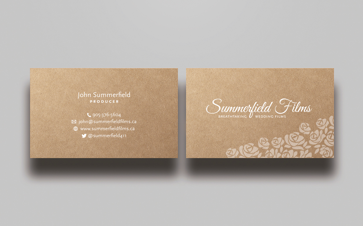 Business Card Design by MtBosh for Summerfield Films | Design #5709536