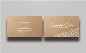 Diseño de Tarjeta de Presentación por MtBosh para Summerfield Films | Diseño: #5709536