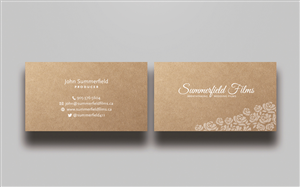 Diseño de Tarjeta de Presentación por MtBosh para Summerfield Films | Diseño: #5709945