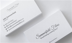 Diseño de Tarjeta de Presentación por graphiks4life para Summerfield Films | Diseño: #5634387