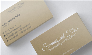 Diseño de Tarjeta de Presentación por graphiks4life para Summerfield Films | Diseño: #5635975