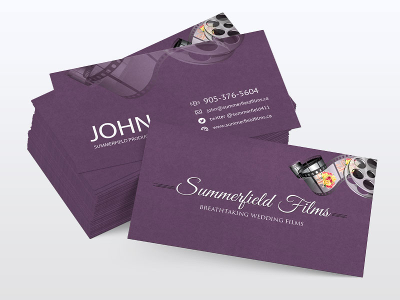 Diseño de Tarjeta de Presentación por sathiyamurthy para Summerfield Films | Diseño #5699760