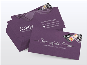 Diseño de Tarjeta de Presentación por sathiyamurthy para Summerfield Films | Diseño: #5699760