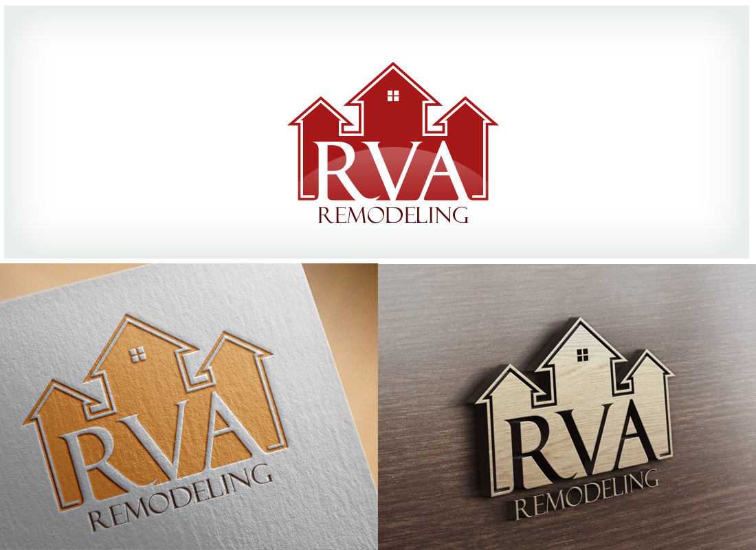 Diseño de Logo por seetharam para RVA Remodeling | Diseño #5643781