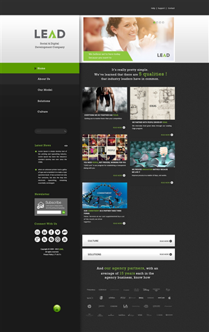 Diseño Wordpress por pb para Agency LEAD | Diseño: #1549408
