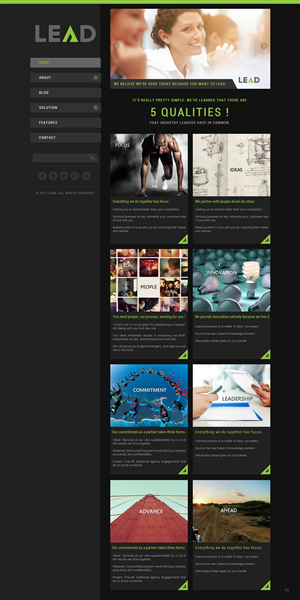 Diseño Wordpress por pb para Agency LEAD | Diseño: #1549409