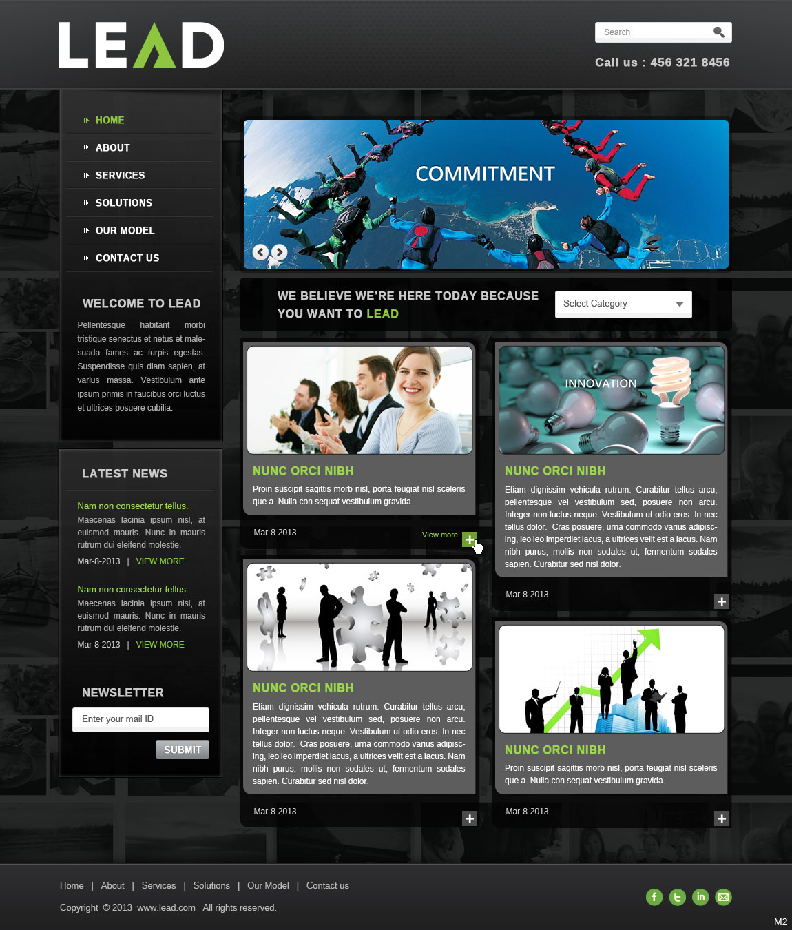 Design Wordpress par pb pour Agency LEAD | Design #1556585