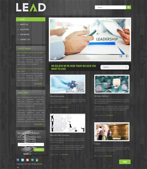 Diseño Wordpress por pb para Agency LEAD | Diseño: #1569581