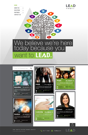 Diseño Wordpress por TechWise para Agency LEAD | Diseño: #1564666