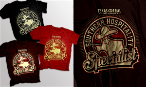 Texas Corral Steakhouse new T-shirt design | Design de T-shirt par PYN-Project