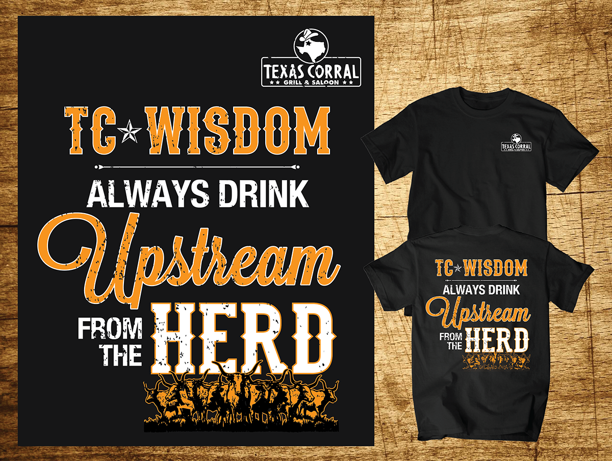 T-shirt Design by CoffeeBreak88 for Texas Corral | Design: #5740230