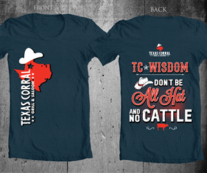Texas Corral Steakhouse new T-shirt design | Design de T-shirt par TRHZ