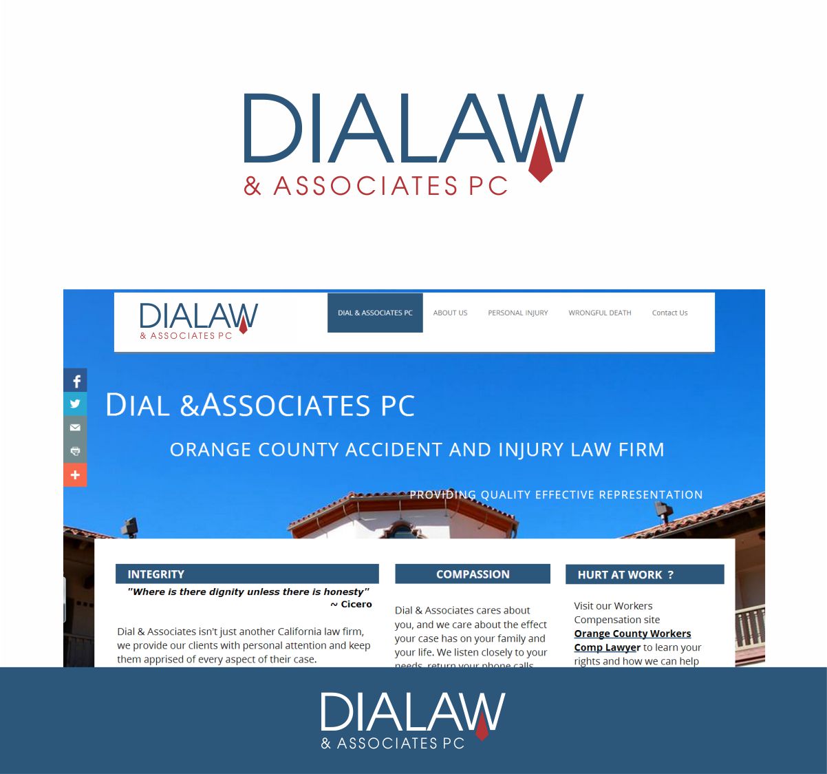 Logo Design by J Mahesh for Dial & Associates PC | Design #5655440