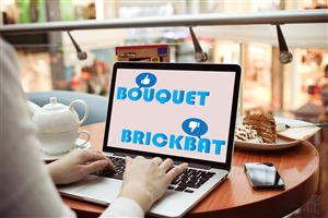Design Graphique par Saumin Bhavsar pour Brickbats & Bouquets | Design : #5662985
