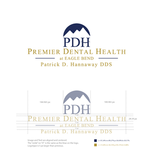 Premier Dental Health at Eagle Bend | Logo Design by The RANFOUR Project