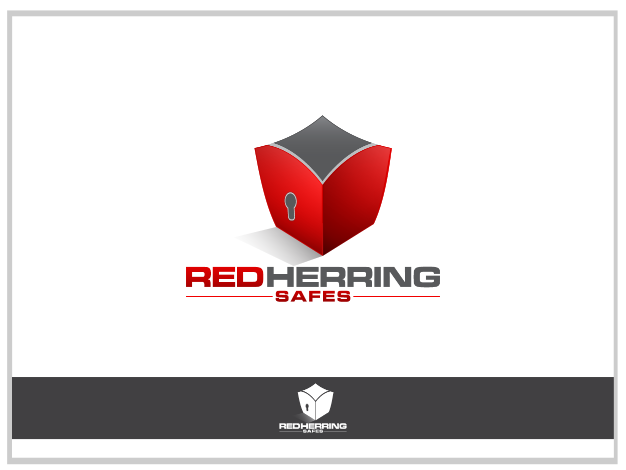 Logo Design by vhey for Red Herring Safes | Design #1580588
