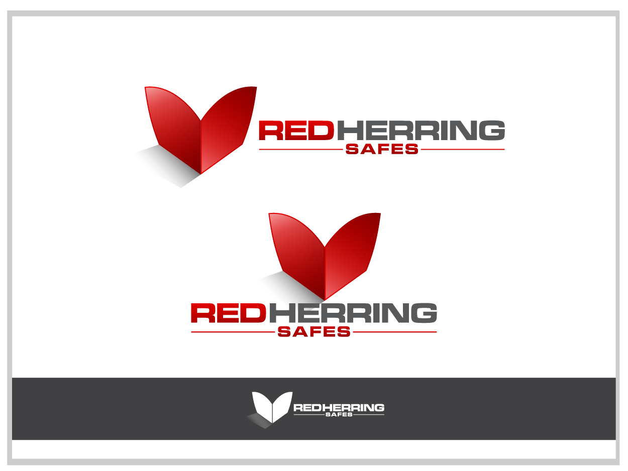 Logo Design by vhey for Red Herring Safes | Design #1584405