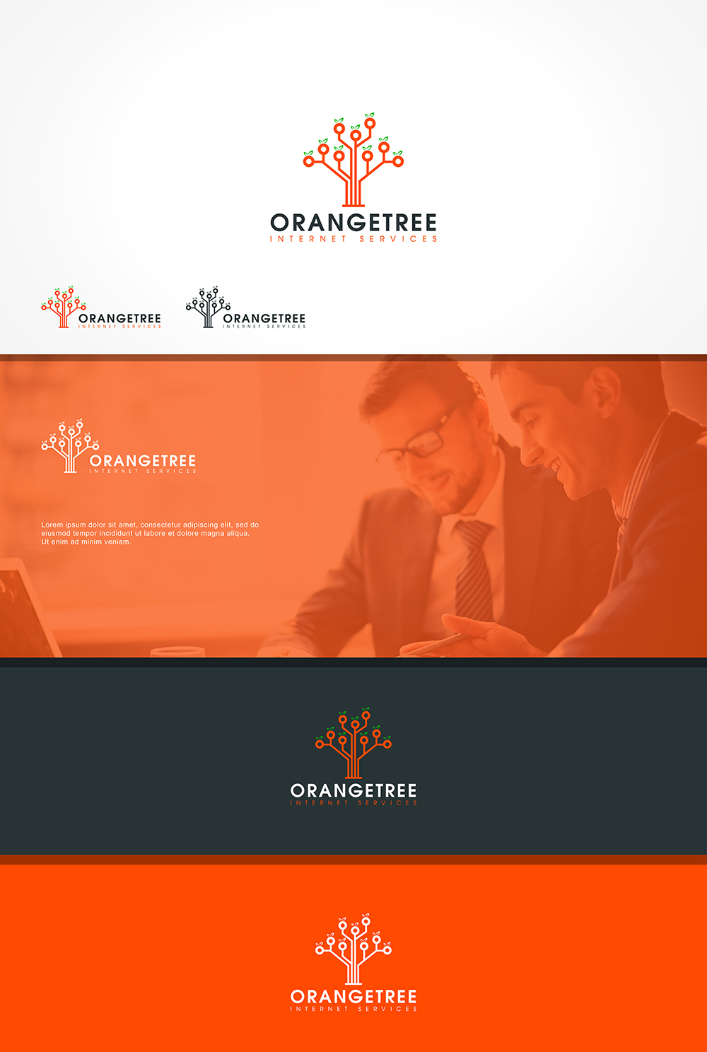 Logo Design by makkao design for Orange Tree Internet Service | Design #5658243