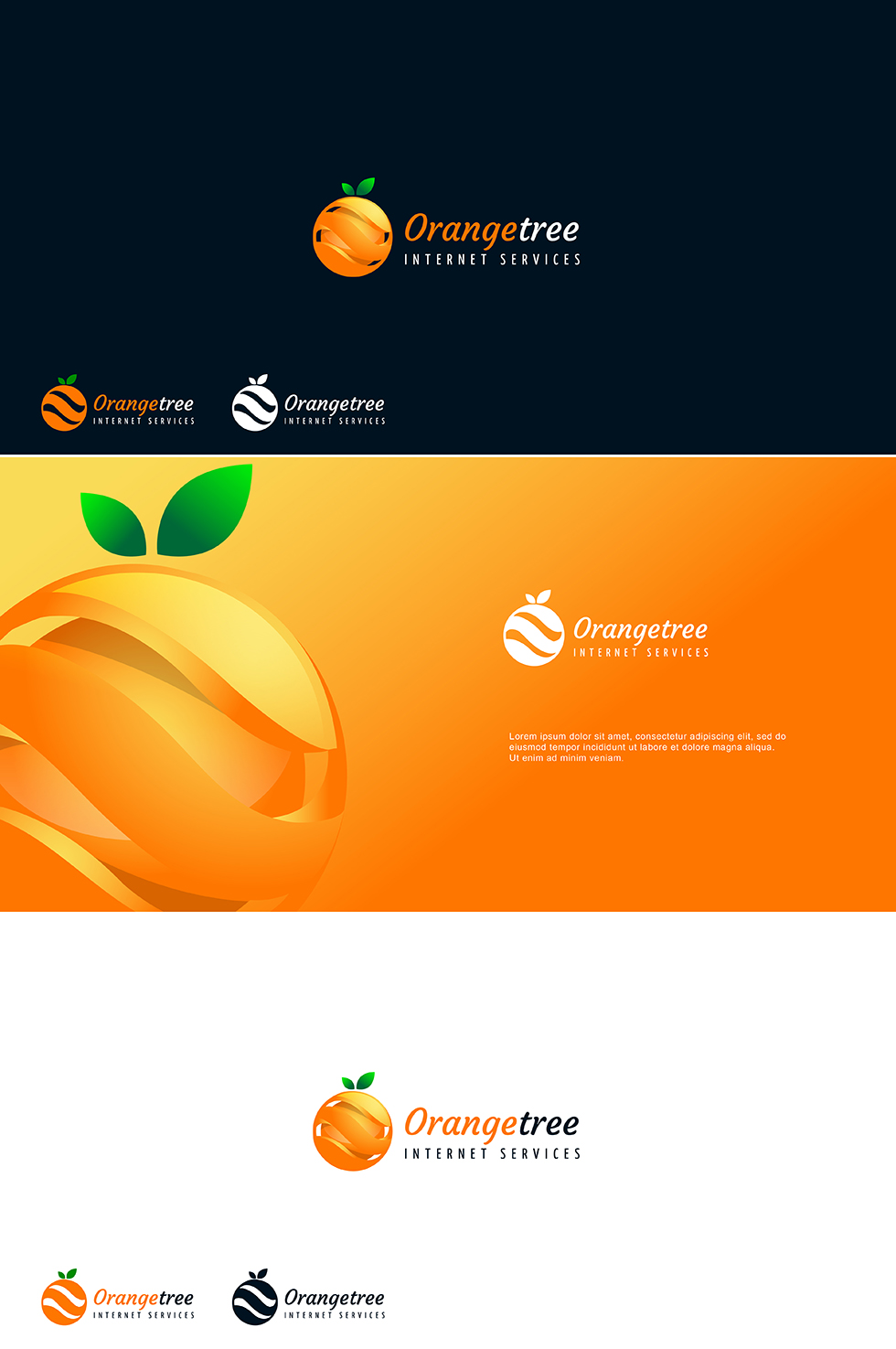 Diseño de Logo por Ben Naveed para Orange Tree Internet Service | Diseño #5680936