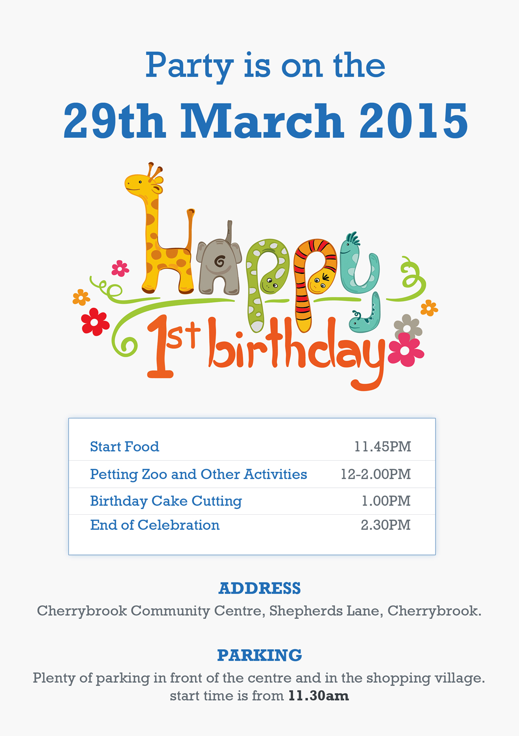 Invitation Design by Hashim Creetto for this project | Design #5645885