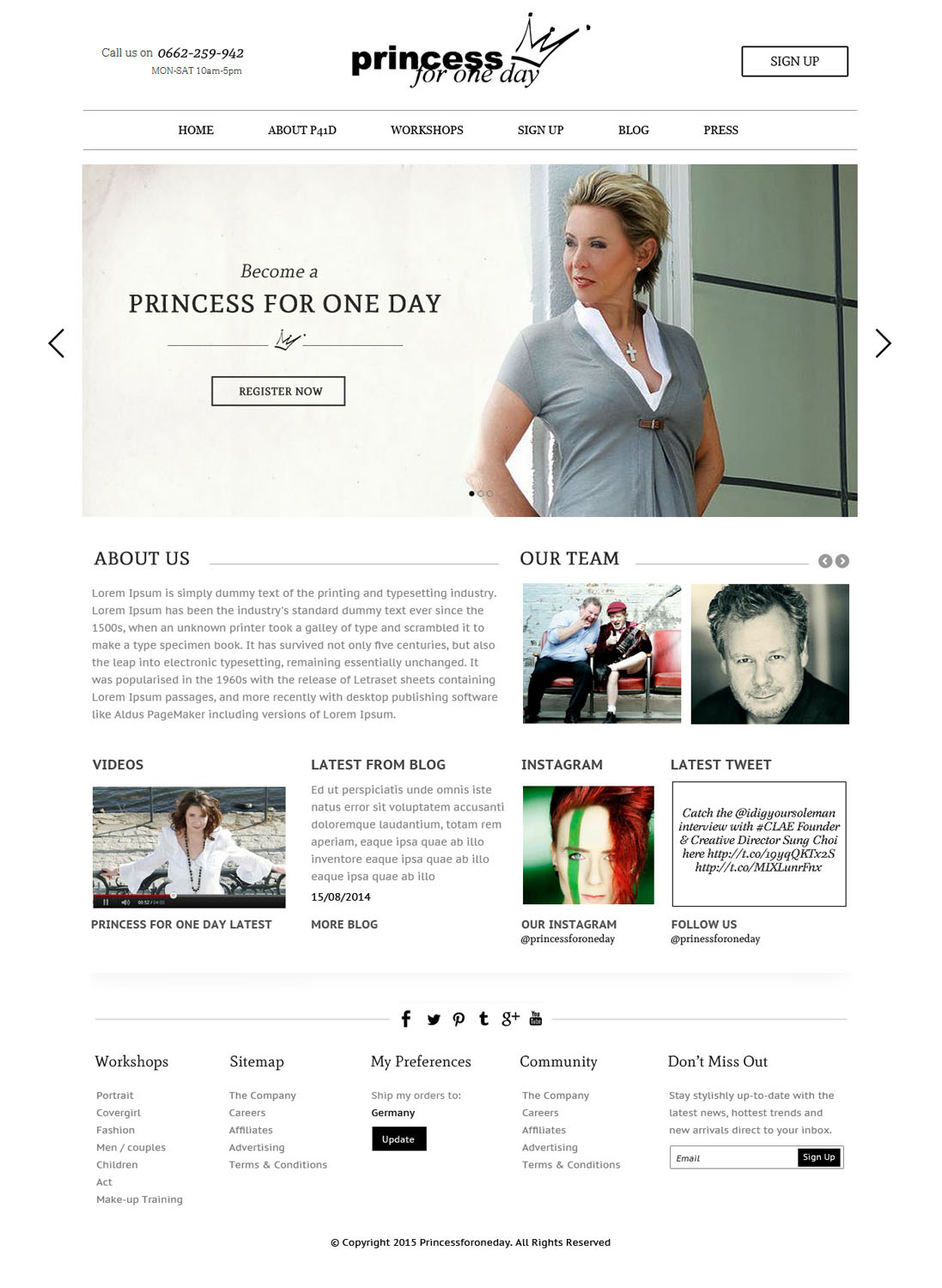 Web Design by OM for Guido Karp Photography | Design #5672265
