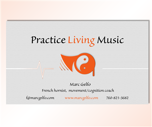 Business Card Design by Vlad Cosac for Practice Living Music | Design: #5648478