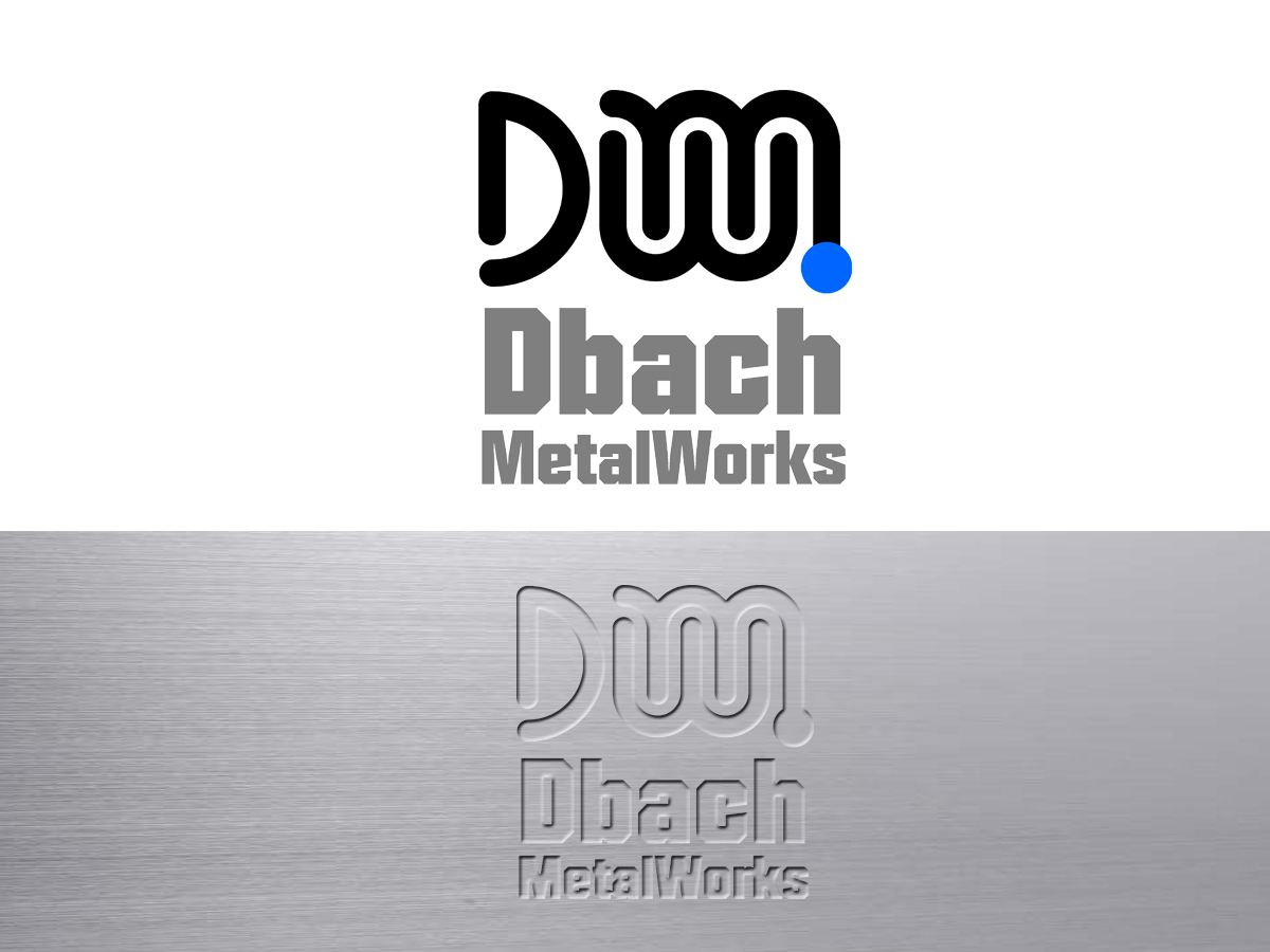Logo Design by vladst2004 for Dbach MetalWorks | Design #1552691