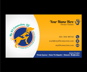 Diseño de Tarjeta de Presentación por 4AD para My K9 Connection, LLC | Diseño: #5733211