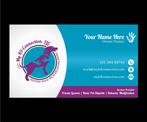 Diseño de Tarjeta de Presentación por 4AD para My K9 Connection, LLC | Diseño: #5733481